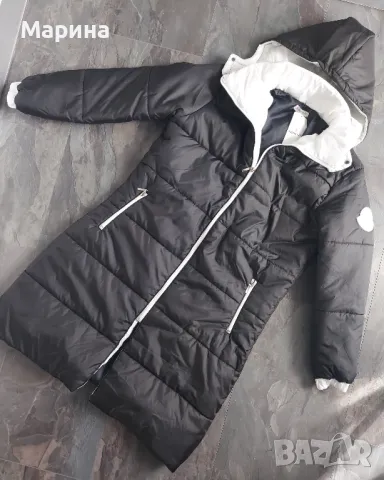 Дълго яке Moncler, снимка 1 - Якета - 48467207