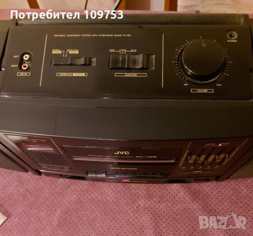 Радиокасетофон JVC PC-V66, снимка 6 - Радиокасетофони, транзистори - 52478003