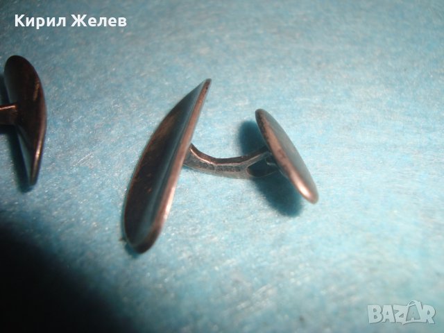 ВИНТИДЖ СТАРИННИ МАРКОВИ СРЕБЪРНИ КОПЧЕТА за РЪКАВЕЛИ ОКСИДИРАНО СРЕБРО 925 СТИЛНИ БУТОНЕЛИ 25159, снимка 10 - Антикварни и старинни предмети - 34884016