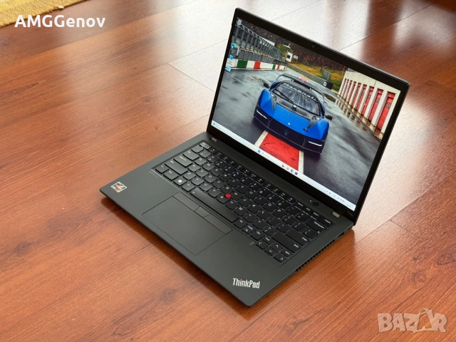 14’FHD+IPS/Ryzen 5 Pro-7540u/32GB LPDDR5x/Thinkpad P14s g4/Radeon 4GB, снимка 3 - Лаптопи за работа - 53886966