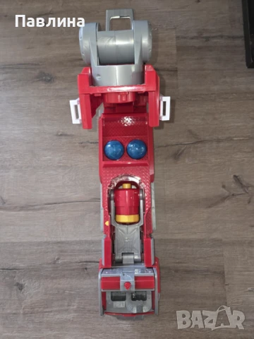 Paw Patrol The Movie Трансформиращ камион Marshall Firetruck, снимка 9 - Коли, камиони, мотори, писти - 51178228