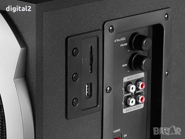 Озвучителна система F&D A521X, черен/сив, 52 W , снимка 2 - Аудиосистеми - 34356585