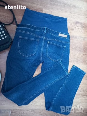 Дънки за бременни от H&M MAMA skinny High Rib размер 38, снимка 5 - Дрехи за бременни - 39702905