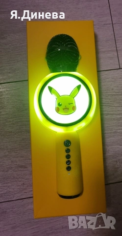 Детски микрофон Pokémon , снимка 3 - Музикални играчки - 54190975