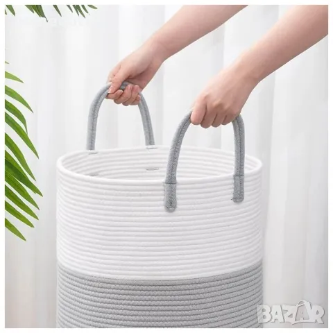 ПРОМОЦИЯ Кош за пране - 58 л. - YOUDENOVA YDL08-2GRY, снимка 2 - Органайзери - 47619830