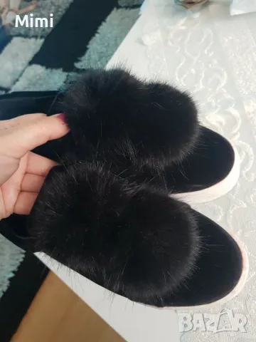 Маркови обувки с естествен пух 37.5, снимка 5 - Дамски ежедневни обувки - 48284977