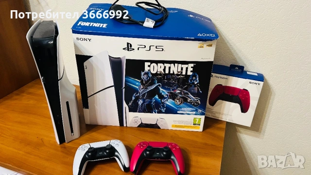 PS5 console и два джойстика, снимка 2 - PlayStation конзоли - 54344192