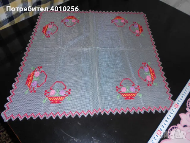 2 БРОЯ АНТИКВАРНИ КАРЕТА БРОДИРАНИ НОВИ, СУПЕР ЕВТИНО!, снимка 6 - Декорация за дома - 48322749