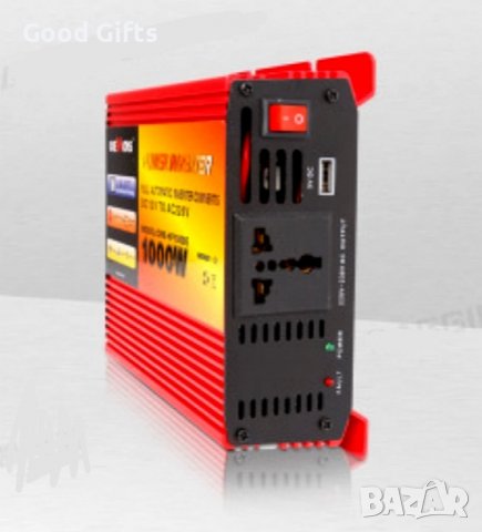 1000W Инвертор Преобразувател автомобил , камион, снимка 2 - Аксесоари и консумативи - 39296539