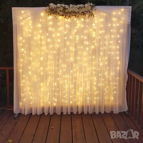 LED светеща завеса