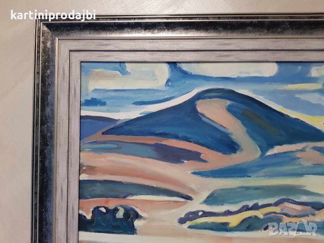 Маслена картина " Дъждовен хоризонт ", снимка 11 - Картини - 42224774