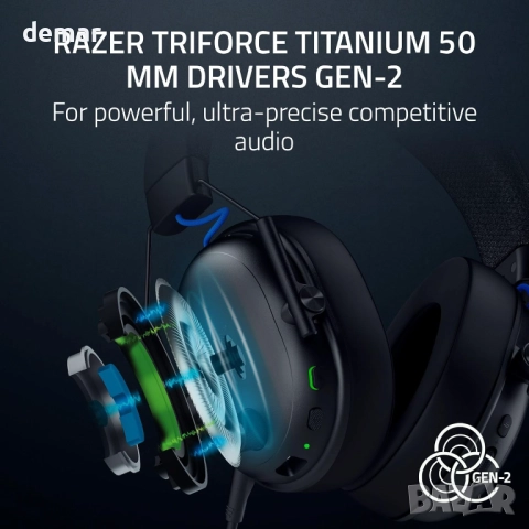 Razer BlackShark V3 за PlayStation - слушалки за електронни спортове, снимка 5 - Bluetooth слушалки - 52962774