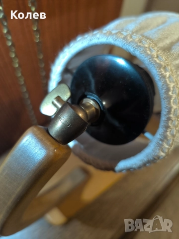 Винтидж дизайнерска лампа "mid-century" стил., снимка 3 - Антикварни и старинни предмети - 52807077