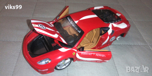 BBURAGO Ferrari F430 Fiorano - Мащаб 1:24, снимка 3 - Колекции - 38935656