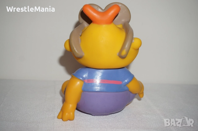 Ретро винилова фигурка Baby Scooter от телевизионен сериал Muppet Babies 1988г, снимка 5 - Колекции - 52178185