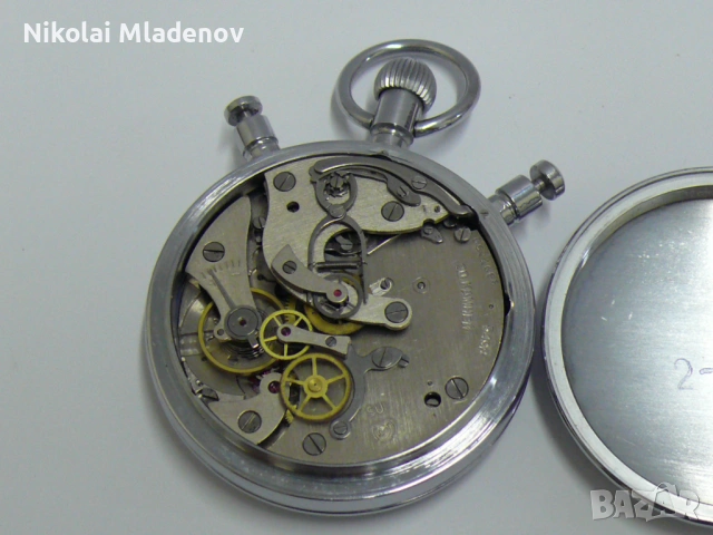 Съветски Секундомер/хронометър Слава, работещ, снимка 10 - Джобни - 53066998