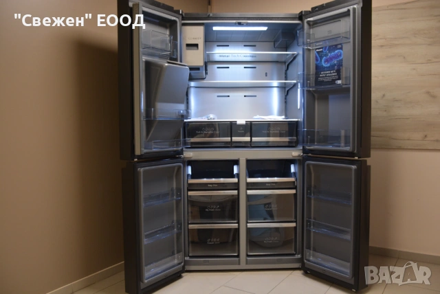 Хладилник с фризер HISENSE RQ760N4IFE Smart дисплей, Total No Frost, снимка 8 - Хладилници - 53333789