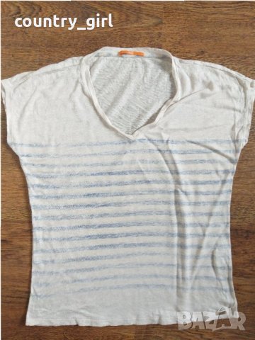 boss orange varewell - страхотна дамска тениска КАТО НОВА, снимка 5 - Тениски - 29097877