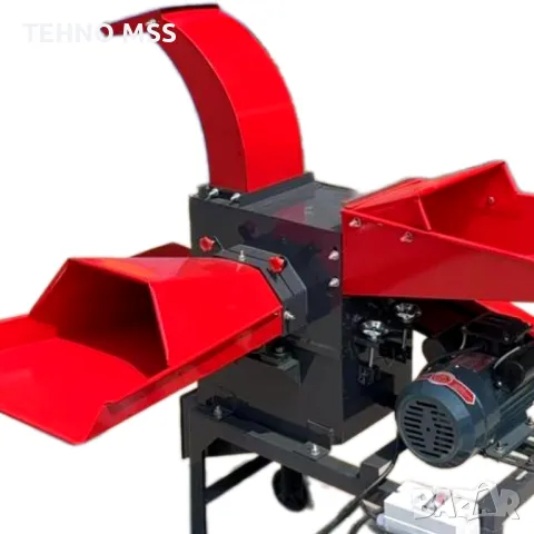 Дробилка за фураж, Фуражомелка с бензинов двигател, 7,5 к.с. (сено, люцерна, пшеница, овес и др.), снимка 4 - Градинска техника - 50218874