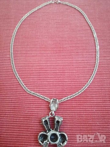 Рокерски медальон. , снимка 4 - Колиета, медальони, синджири - 29610135