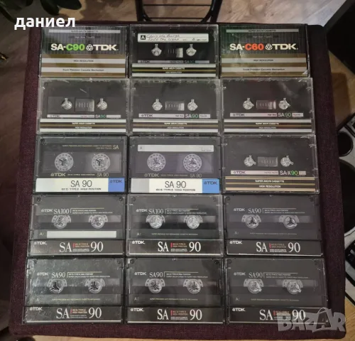 30 бр. аудио касети TDK, MAXELL, SONY, BASF, AGFA - всичките TYPE II - хромна лента + подарък, снимка 3 - Аудио касети - 56274613
