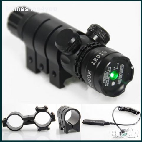 Прецизен светлинен лазерен мерник прицел за лов и хоби, снимка 3 - Оборудване и аксесоари за оръжия - 36771115