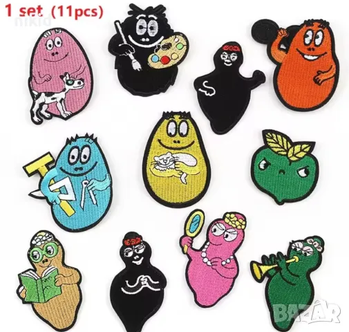 Барбарон Барбарони Барбароните емблема апликация за дреха дрехи самозалепваща се нашивка картинка