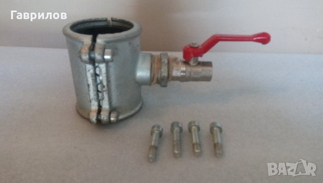 Продавам нови скоба вод. 2" х 1", редуктор 1" х 1/2", нипел 1/2", сферичен СК 1/2", болтове 4 бр., снимка 2 - ВИК - 34239080