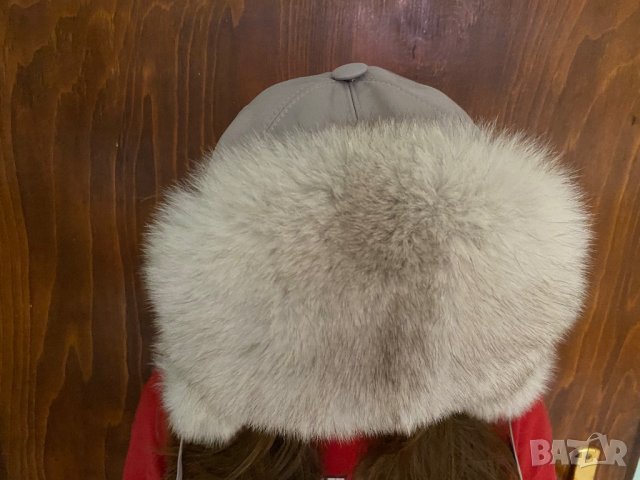 Зимна шапка естествен косъм, снимка 5 - Шапки - 42888625