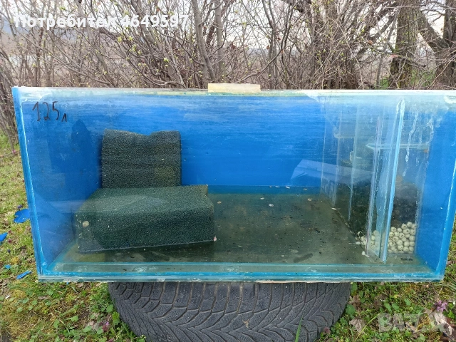 Аквариум 125 литра с вграден канистър.