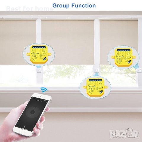 LoraTap Tuya Smart WiFi превключвател за щори Релеен модул, снимка 3 - Други - 42753404