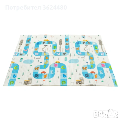 Бебешко меко килимче за игра 180х200х1 см 4614, снимка 5 - Други - 53375038
