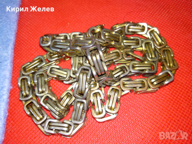 ВНУШИТЕЛЕН СТОМАНЕН ЛАНЕЦ НЕРЪЖДАЕМА БЛАГОРОДНА СТОМАНА ВИНТИДЖ ПЛЕТКА 44113, снимка 14 - Колиета, медальони, синджири - 44756258