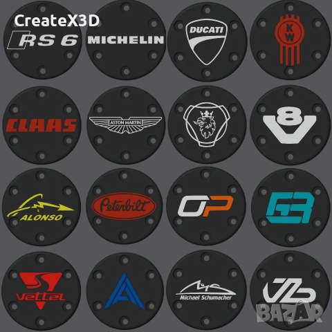 Централни капачета за волан Logitech G29/G920/G923, снимка 9 - Други игри и конзоли - 52959183