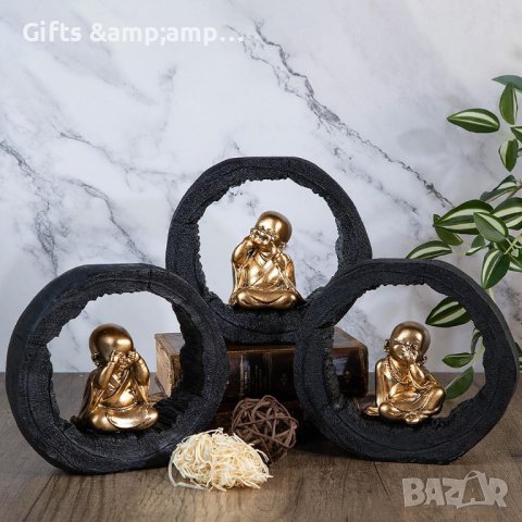 Настолна декорация Буда - не чух, не разбрах, не видях, снимка 1