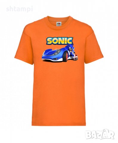 Детска Тениска Соник Sonic The Hedgehog Sonic Car Изненада,Подарък,Игра,Колата на соник, Sonic, снимка 6 - Детски тениски и потници - 37209678