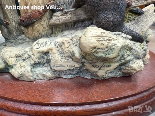 Детайлна колекционерска фигура Видри №7685, снимка 6 - Антикварни и старинни предмети - 52653028