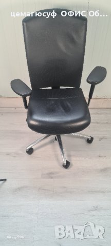 Офис Геймарски въртящ стол кожен внос от германия , снимка 11 - Столове - 42478905