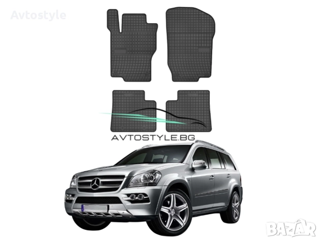 Гумени стелки за Mercedes GL X164 2006-2012 г., Frogum - El Toro , снимка 1