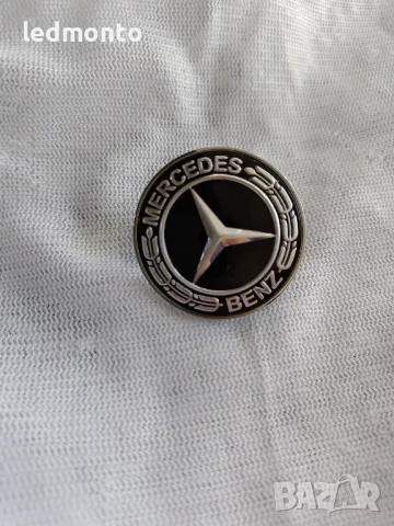 емблема за решетка Mercedes 38мм/42мм – S-Class W221, E-Class W211/W212  **Описание на обявата:**  П, снимка 4 - Аксесоари и консумативи - 47597109