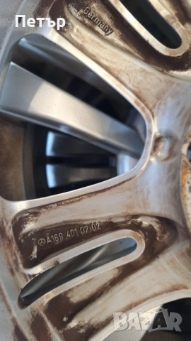 ОРИГИНАЛНИ АЛУМИНИЕВИ ДЖАНТИ МЕРЦЕДЕС  B-Class /А-Class-5x112х66.6-16цола, снимка 7 - Гуми и джанти - 53253766