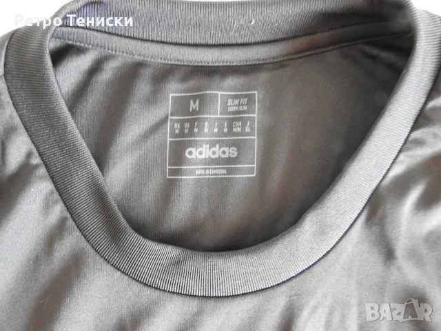 Тениска — Предмачов adidas — Мъже размер M Черно, снимка 5 - Тениски - 56314749