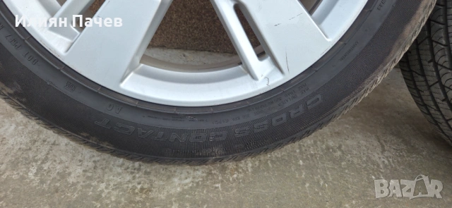 235 55 19 Continenal CROSS Contact DOT 2022-2023 борд, снимка 4 - Гуми и джанти - 53927521