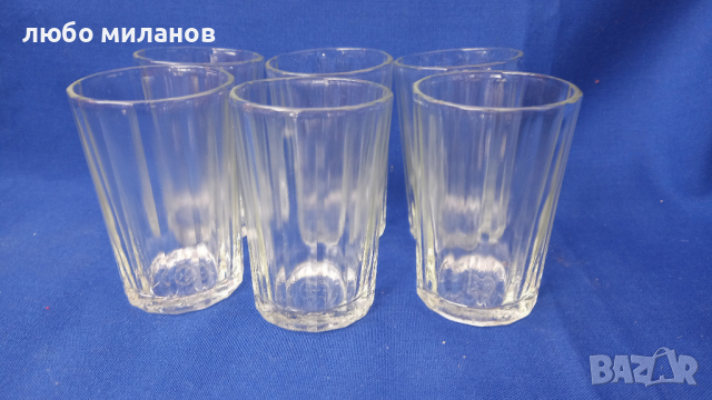 Руски стакани, дебелостенни, малки, 100 мл за водка, греяна ракия, концентрат, снимка 9 - Чаши - 44708653