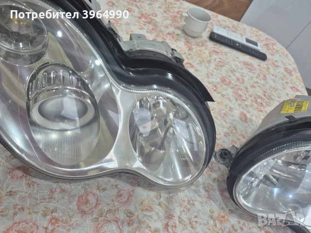 Кристални Оригинални КСЕНОНОВИ фарове BOSCH за Мерцедес С клас W203 , снимка 3 - Части - 53905530