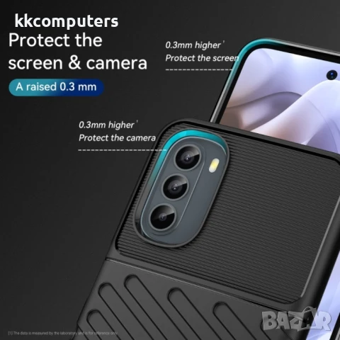 Motorola Moto G31 / G41 Удароустойчив Twill Texture Калъф и Протектор, снимка 3 - Калъфи, кейсове - 51419523
