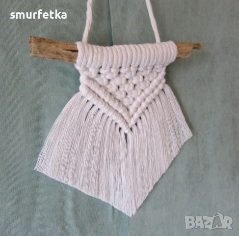 Макраме пано, снимка 4 - Декорация за дома - 53952505