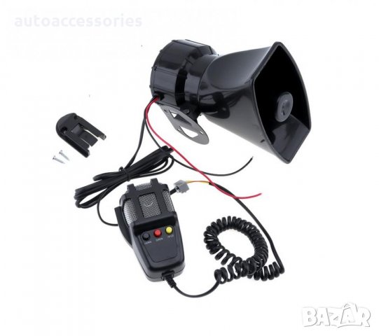 Сирена с мегафон Autoexpress, 5 различни тона, Тип гарга, 776034153660, снимка 1