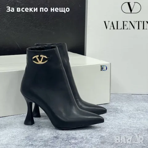 Дамски черни боти на ток Valentino от 36 до 41 номер Код D1391