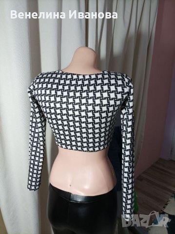 Дамска къса блуза, снимка 2 - Корсети, бюстиета, топове - 39676326